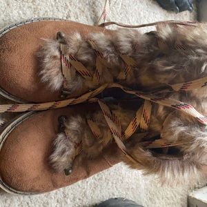 Fux fur boots